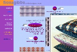 online brochure for textile designer